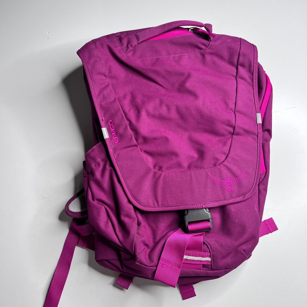 Osprey FlapJill Women's Backpack Magenta Purple Laptop Commuter Daypack Bag